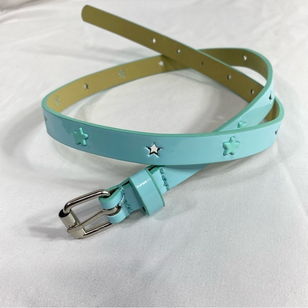 Cat & Jack Kid’s Stars Mint Colored Belt